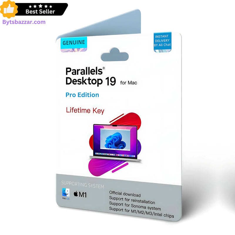 Parallels Desktop 19 for Mac Lifetime Key Genuine Licence Online Activation Virtual Machine Software