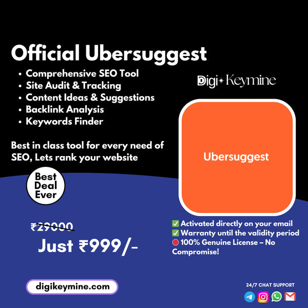 Ubersuggest SEO Tools